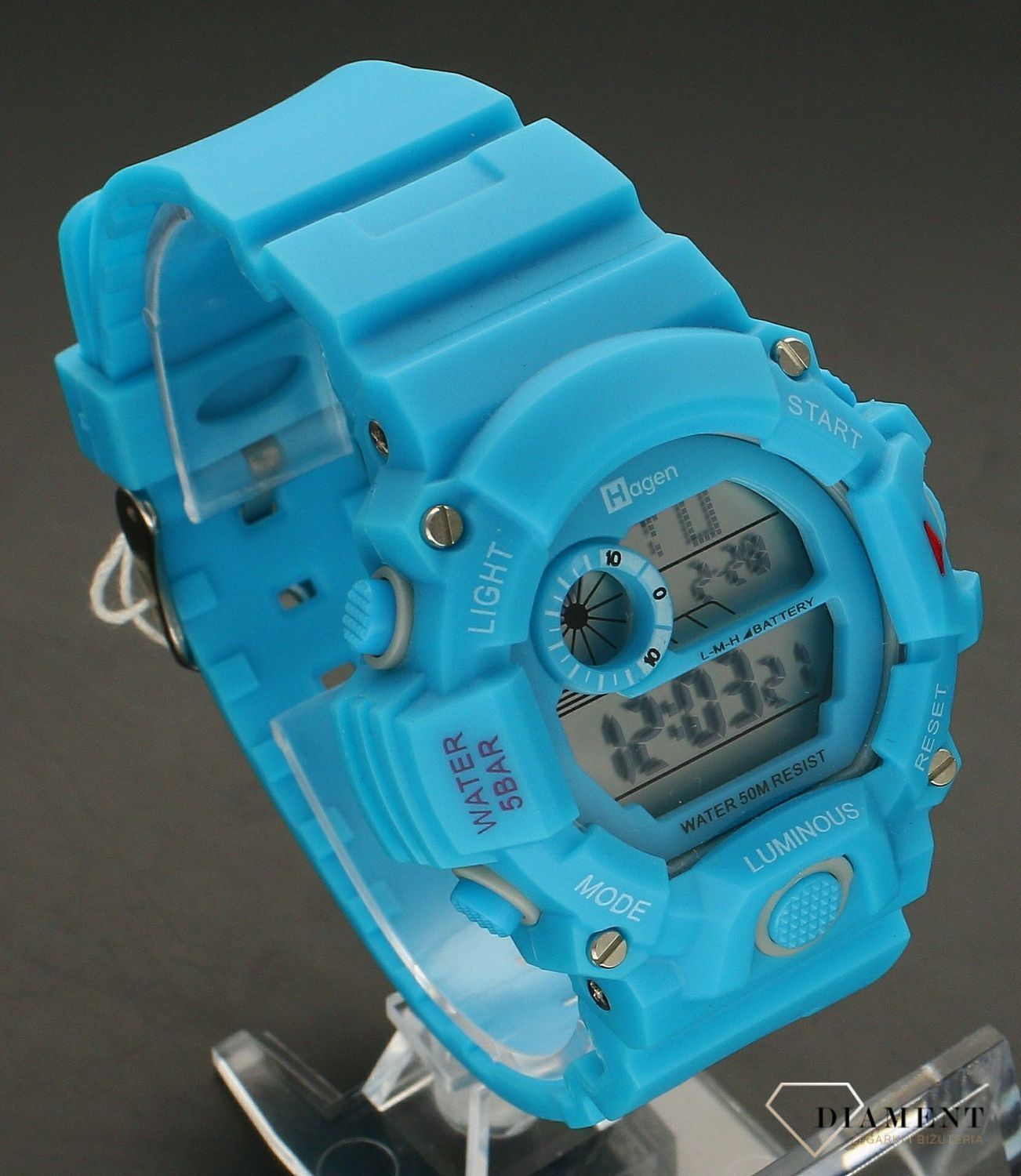 Zegarek dziecięcy Hagen Sport HA-9400 niebieski HA-9400 mini niebieski (5).jpg